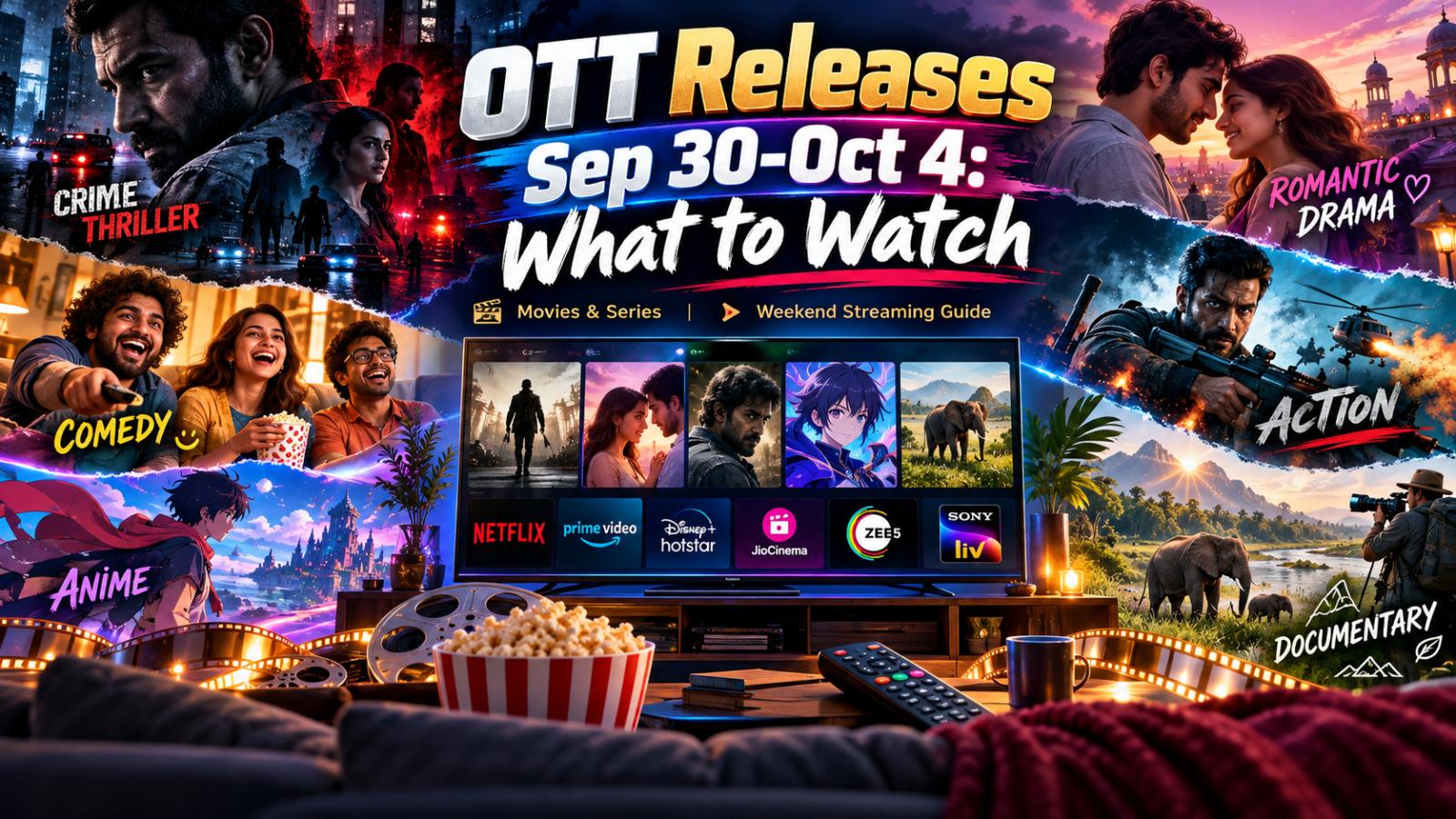OTT Releases Sep 30-Oct 4, 2026: Movies and Series to Watch
