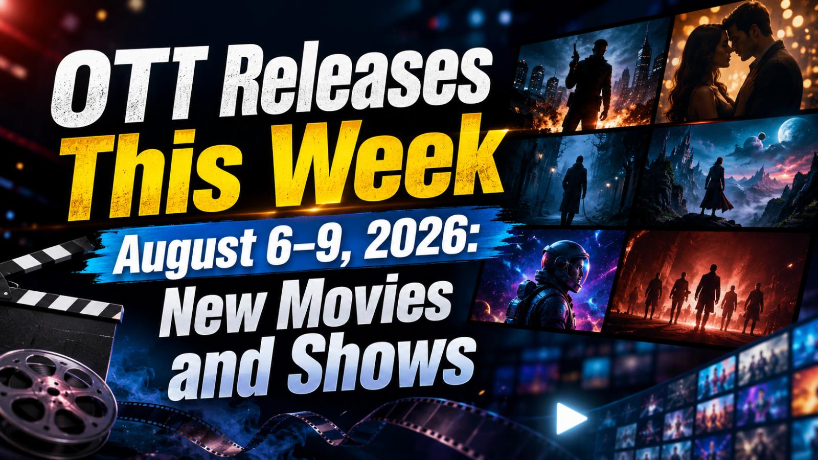 OTT Releases This Week August 6&ndash;9, 2026: New Movies and Shows