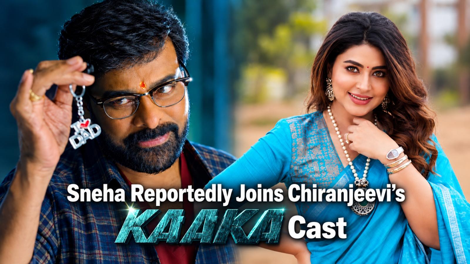 Sneha Reportedly Joins Chiranjeevi&rsquo;s Kaaka as His Wife
