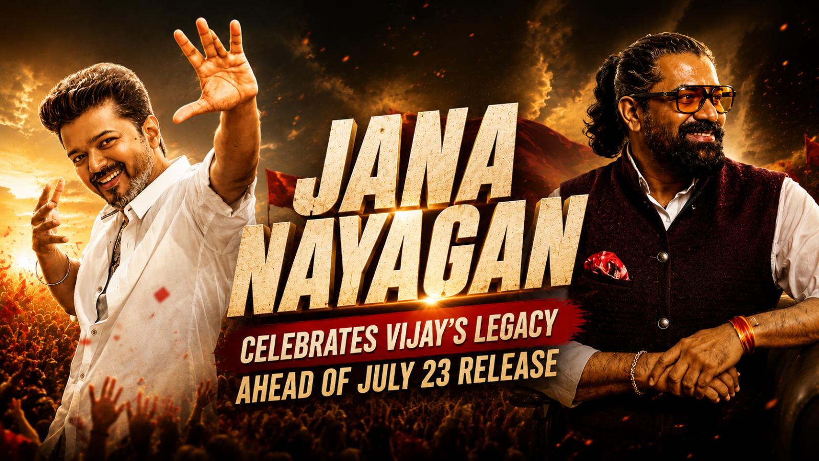 Jana Nayagan Celebrates Vijay&rsquo;s Legacy Ahead of July 23 Release