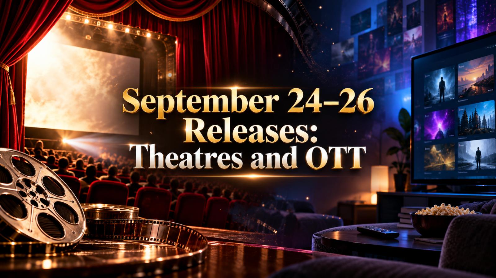 September 24&ndash;26 Releases: Theatres and OTT