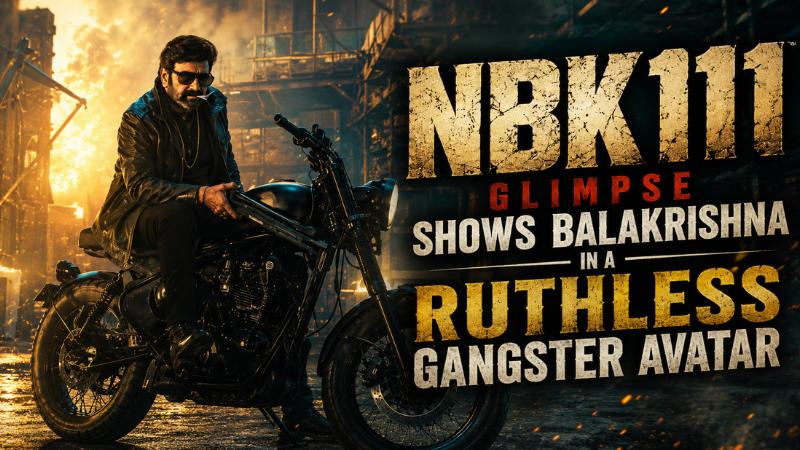 NBK111 Glimpse Shows Balakrishna In A Ruthless Gangster Avatar