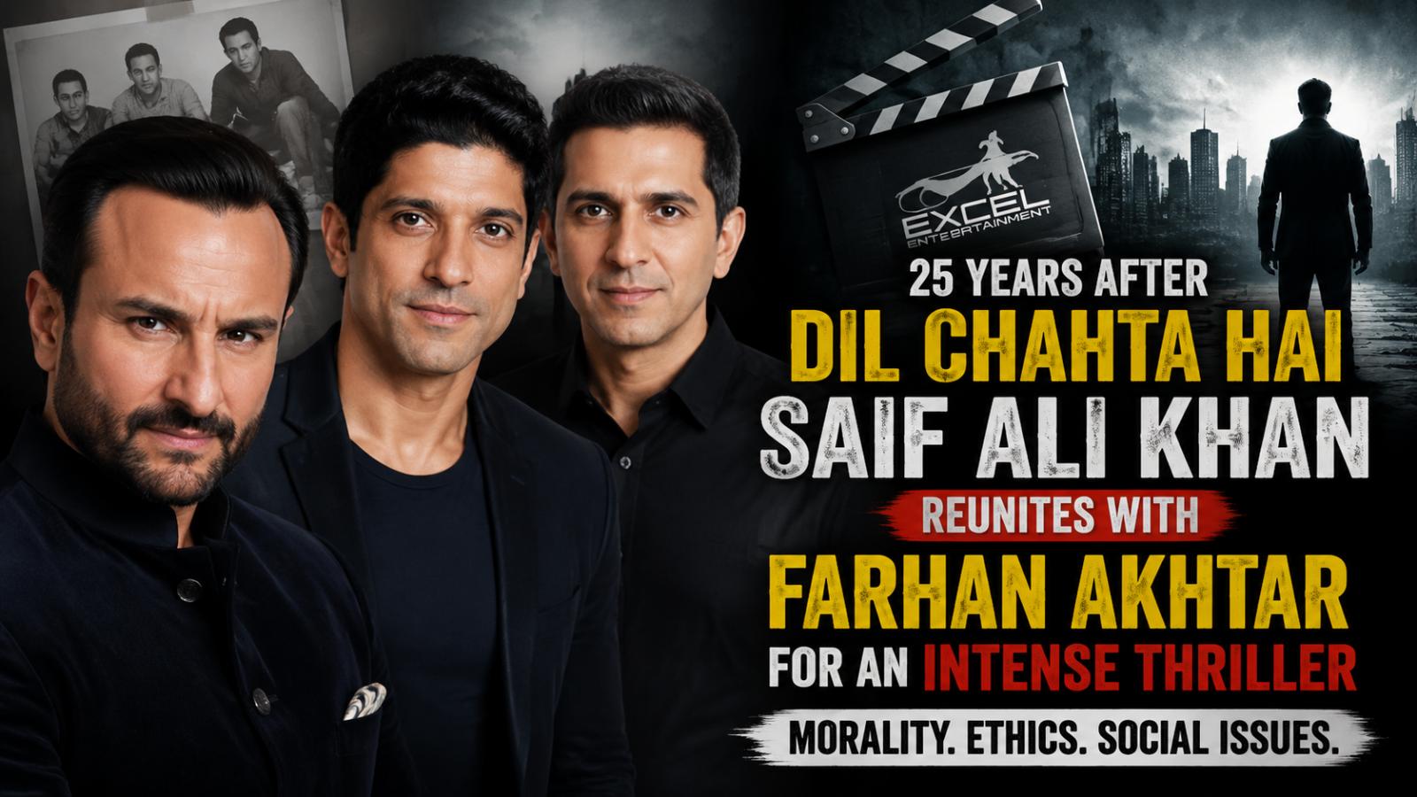Saif Ali Khan reunites with Farhan Akhtar for intense thriller buzz