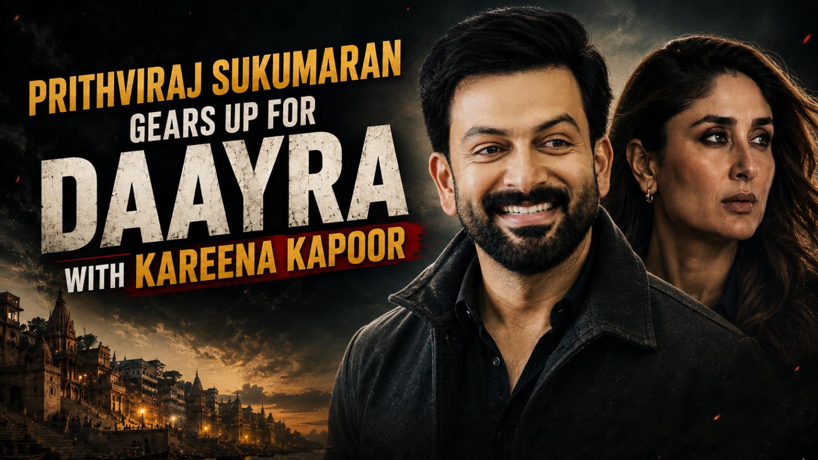Prithviraj Sukumaran Gears Up for Daayra With Kareena Kapoor