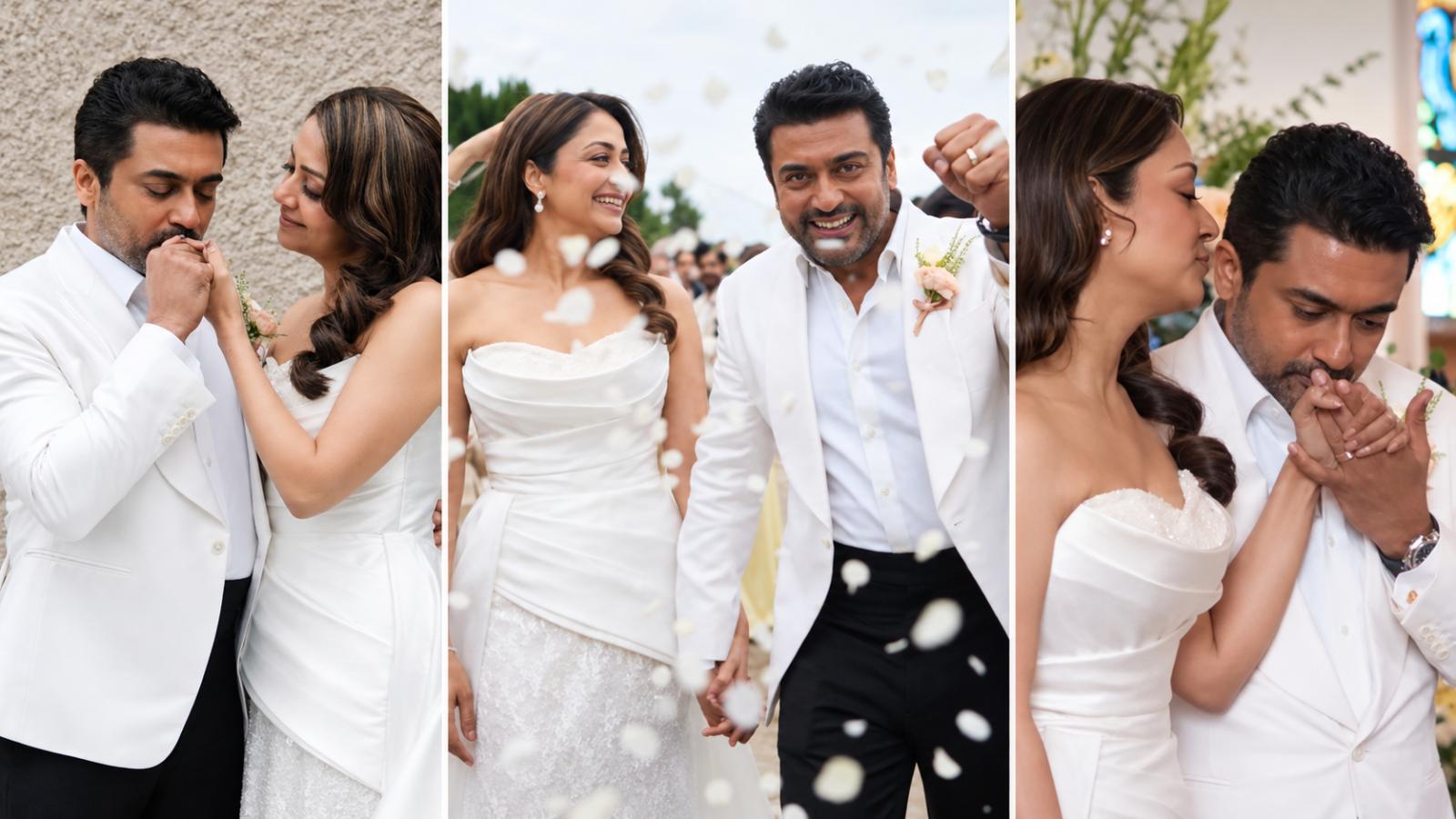 Suriya and Jyotika Renew Wedding Vows After 20 Years