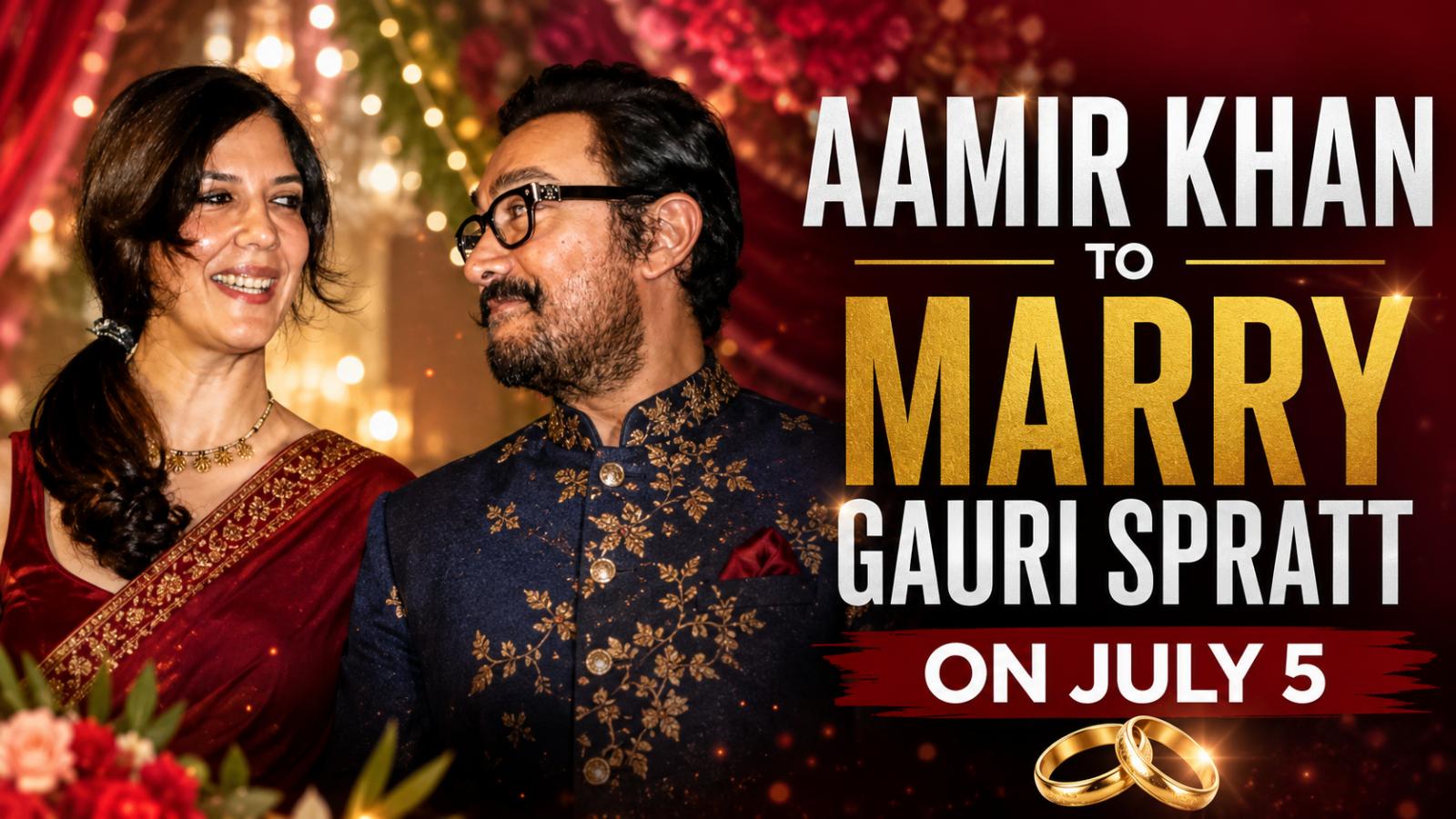 Aamir Khan To Marry Gauri Spratt On July 5
