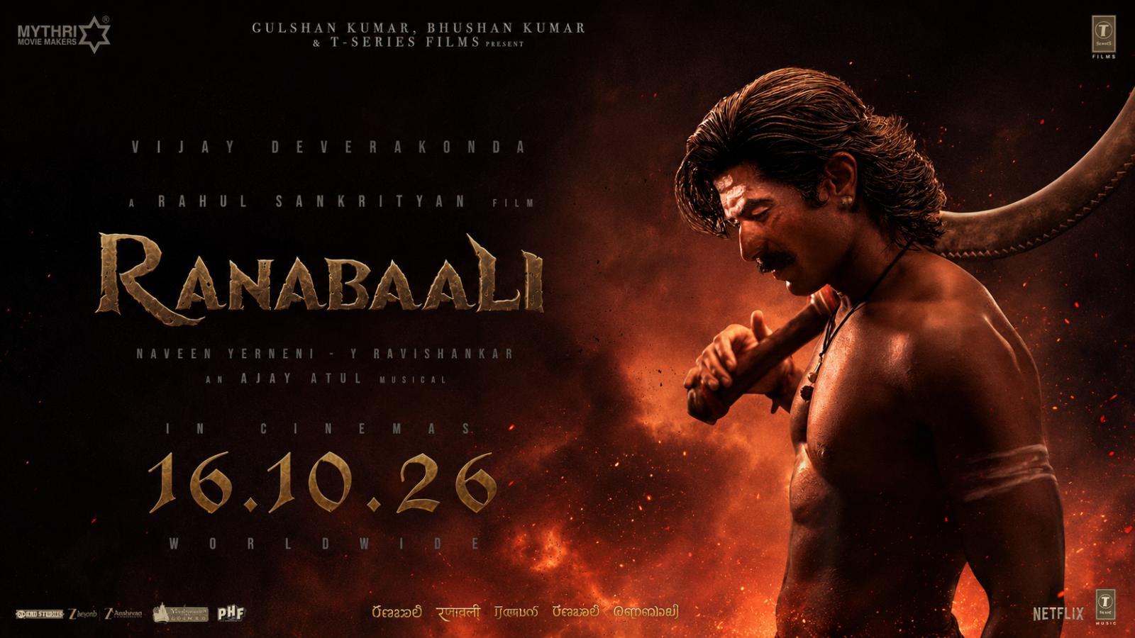 Vijay Deverakonda&rsquo;s Ranabaali Set for Vijayadashami Release