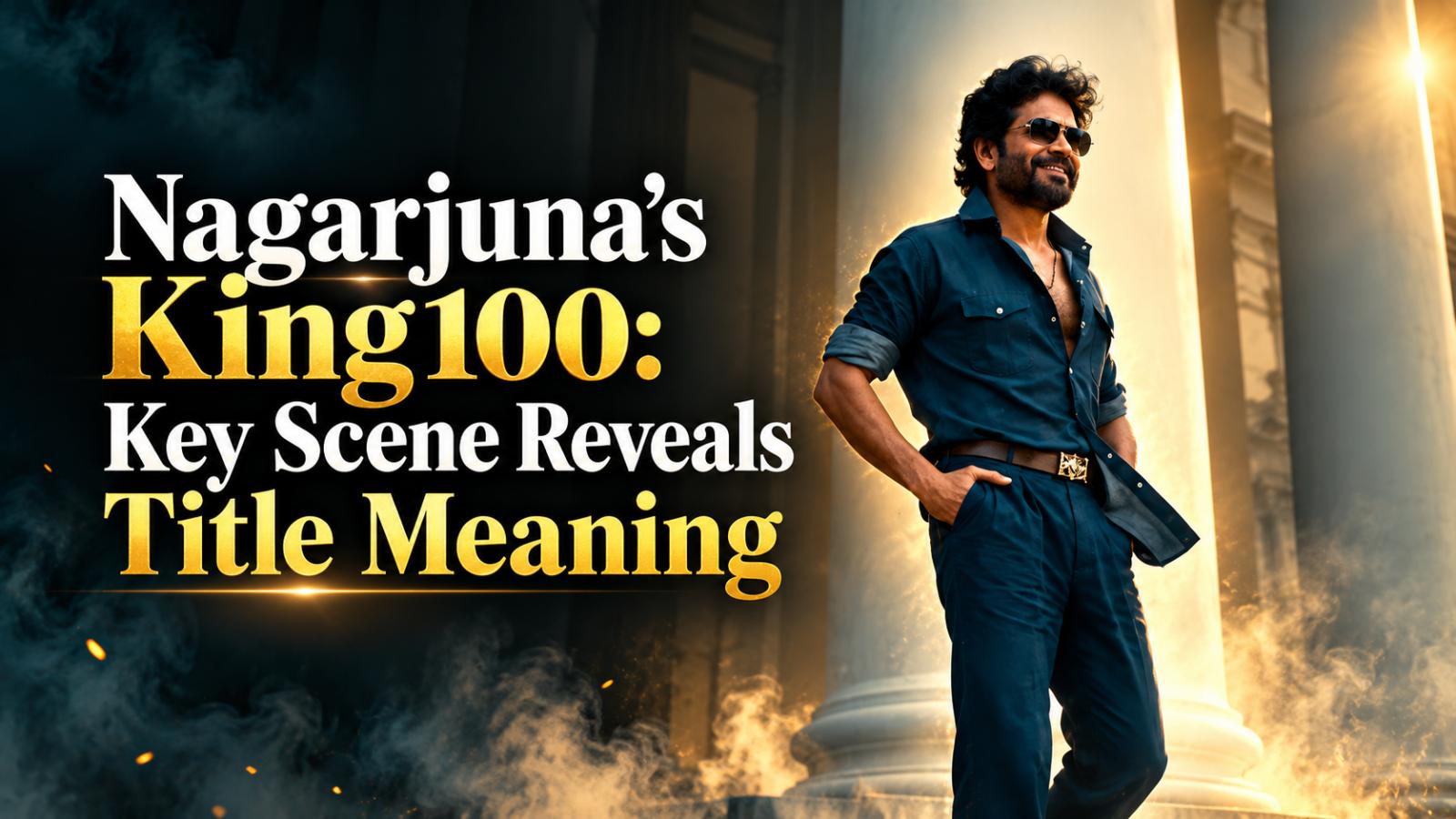 Nagarjuna’s King100 Title: Key Scene May Explain Its Meaning