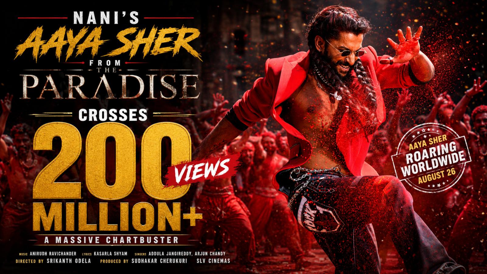 Nani&rsquo;s Aaya Sher From The Paradise Crosses 200 Million Views
