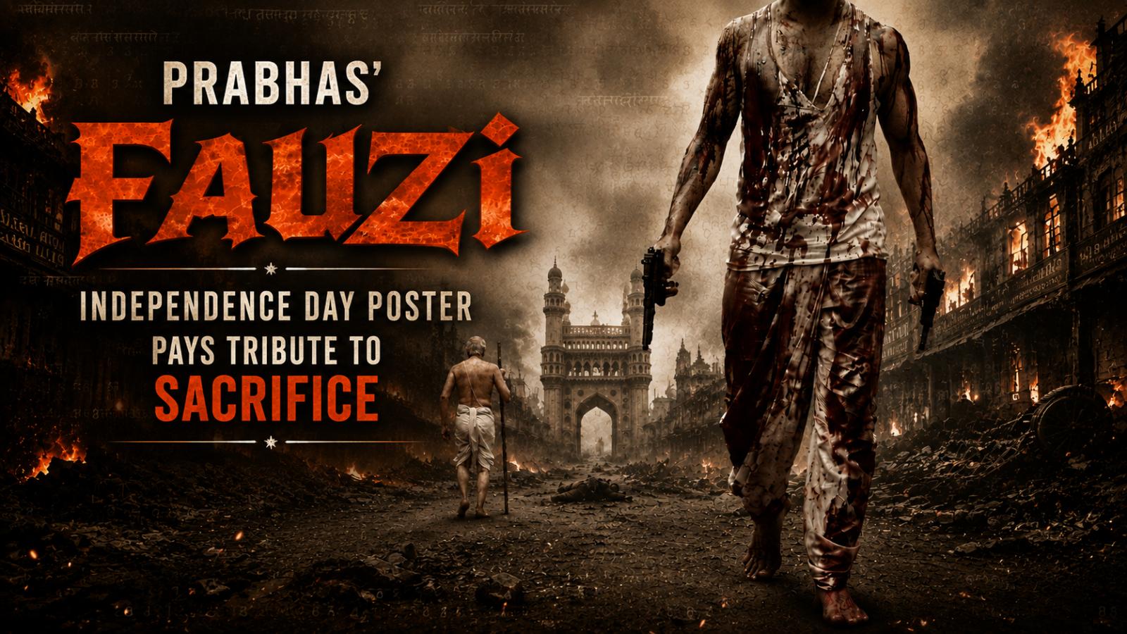 Prabhas&rsquo; Fauzi Independence Day Poster Pays Tribute to Sacrifice
