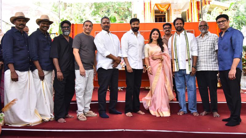 70mm Entertainments Unveils Gopichand34 With Grand Pooja Ceremony