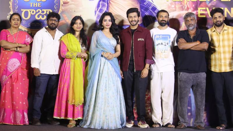 Nag Ashwin Unveils Entertaining Raja The Raja Teaser Introducing Ruthvik