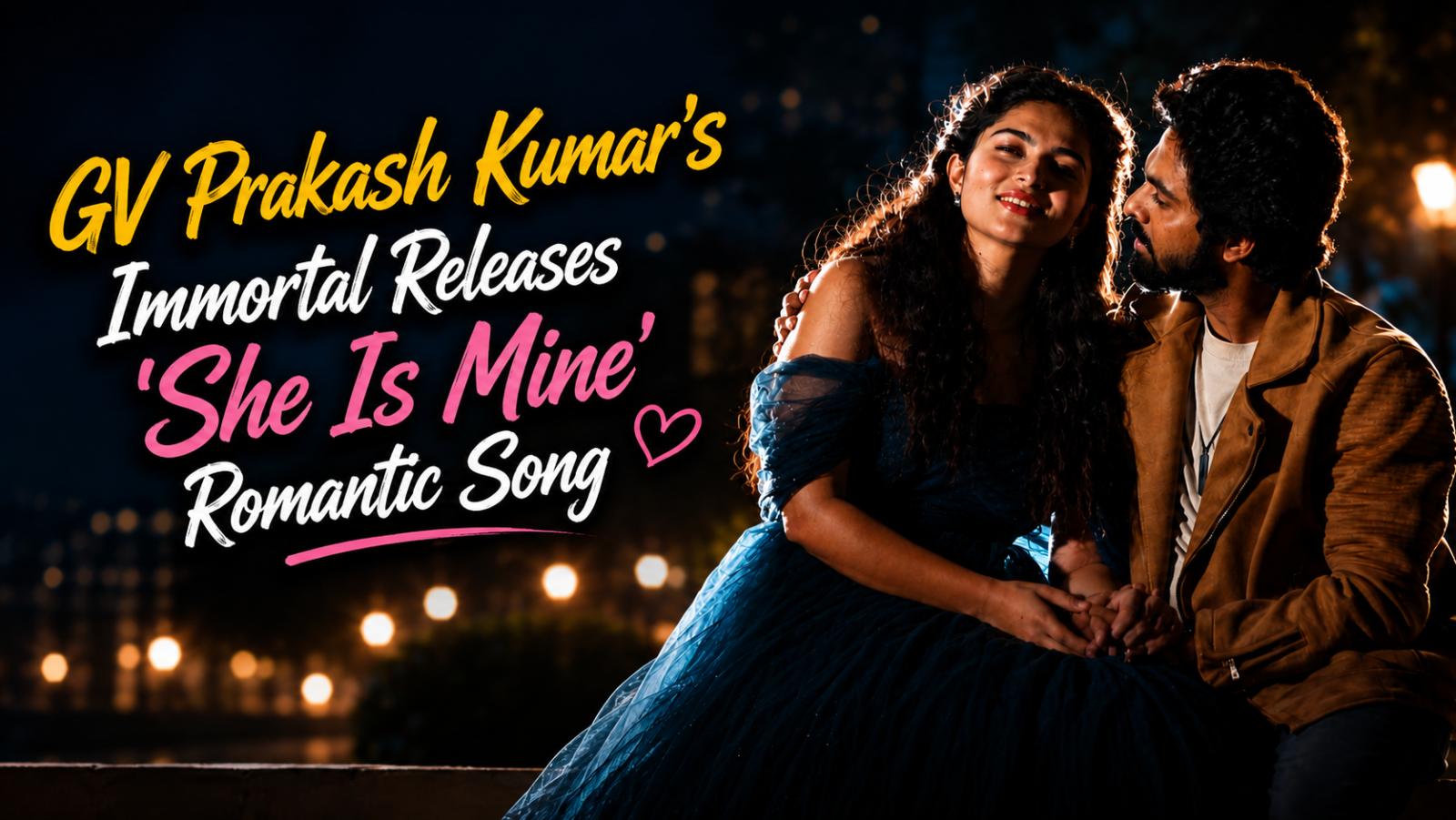 GV Prakash Kumar's Immortal Releases She Is Mine Romantic Song