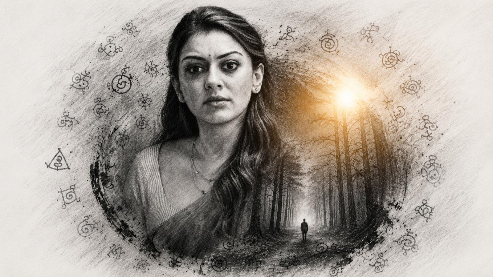 Hansika Motwani&rsquo;s Mysterious First Look From Kapaali Unveiled