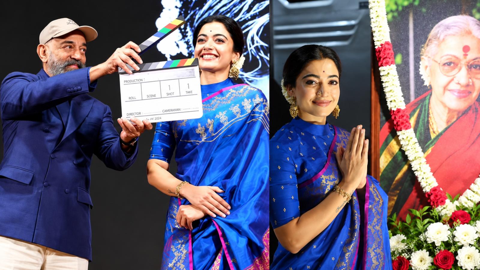 Rashmika Mandanna&rsquo;s M.S. Subbulakshmi Biopic Launched in Chennai