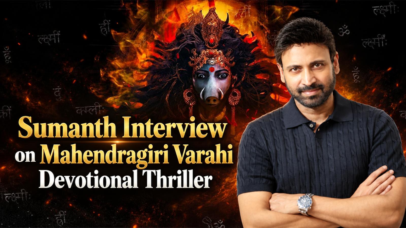 Sumanth Interview on Mahendragiri Varahi Devotional Thriller