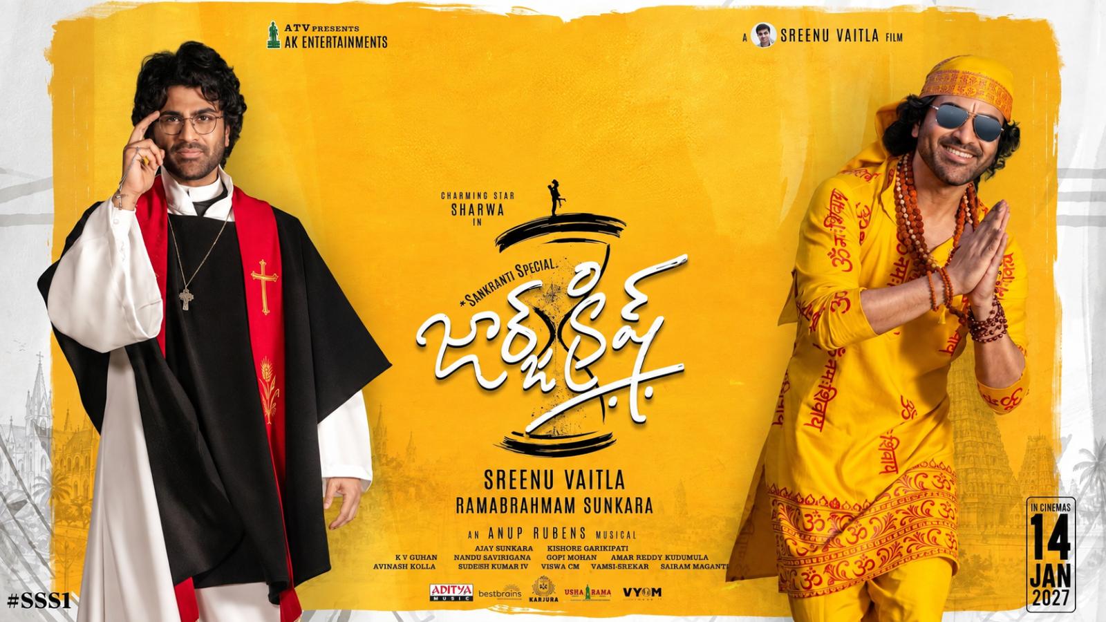 George Krish First Booster Reveals Sharwanand&rsquo;s Two Avatars
