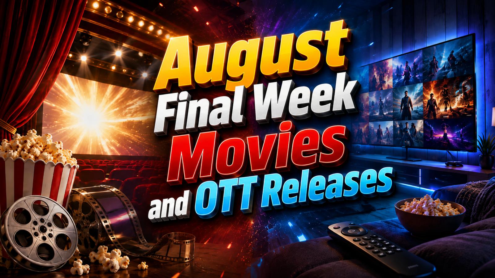 August Final Week Movies and OTT Releases