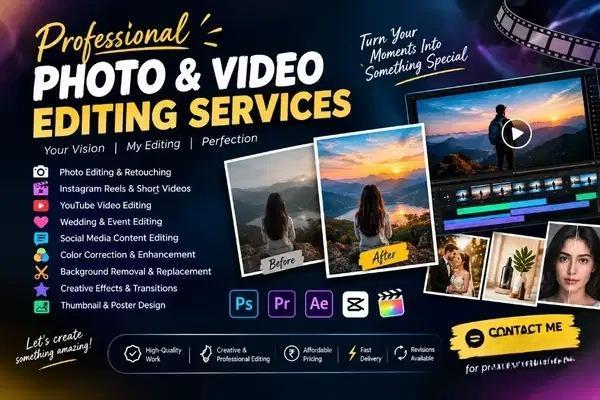 Professional Photo and Video Editing Services in Hyderabad