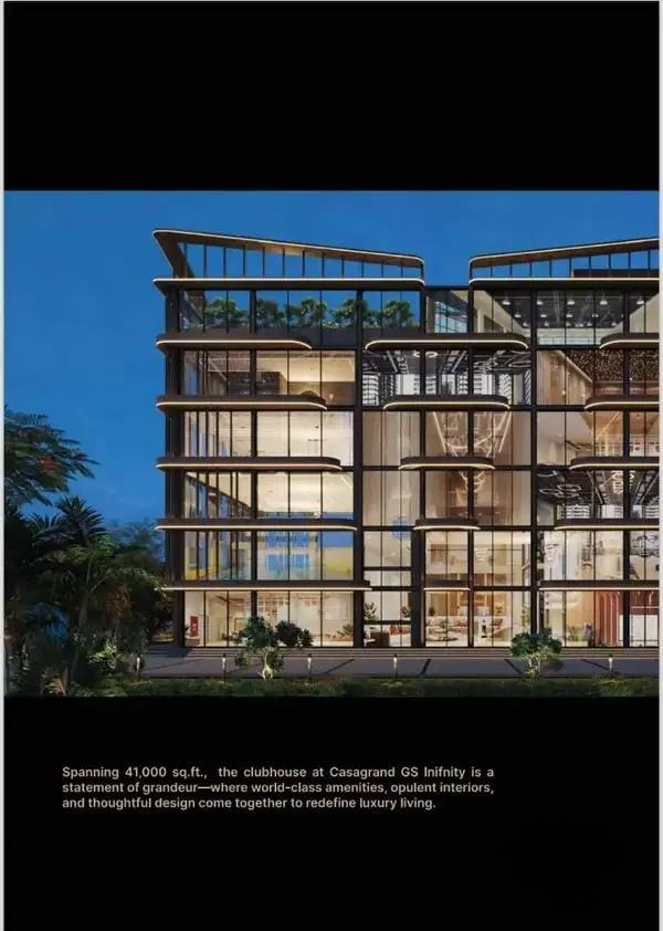 Casagrand GS Infinity Premium 3 BHK Apartments With 100+ Amenities Hyderabad