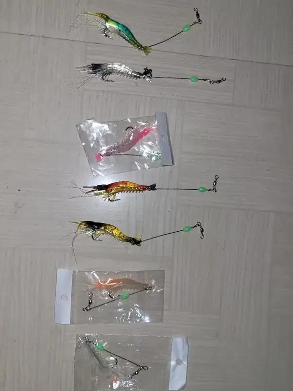 Realistic Glow Shrimp Fishing Lure for Freshwater & Saltwater Fishing
