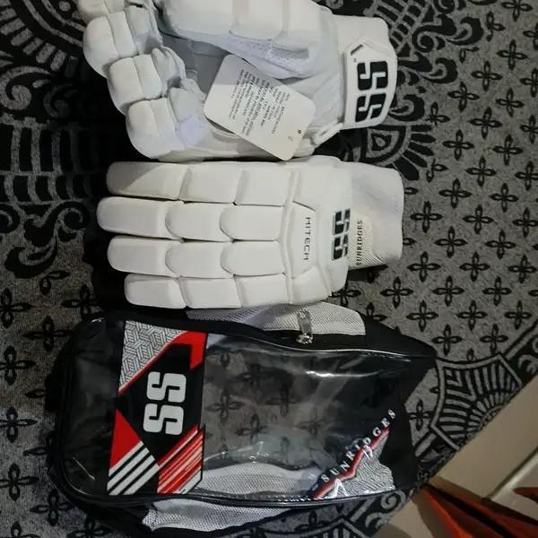 SS Batting Gloves & DSC Rubber Studs Cricket Shoes for Sale
