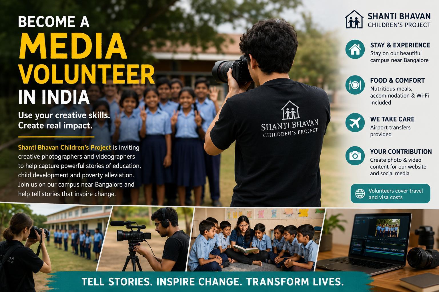 Media Volunteer Program in Bangalore with Shanti Bhavan