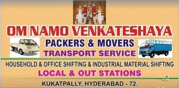 Om Namo Venkateshaya Packers & Movers – Reliable Shifting Services in Hyderabad