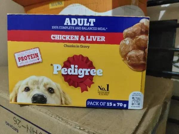 Pedigree Adult Chicken & Liver Wet Dog Food Pack for Sale