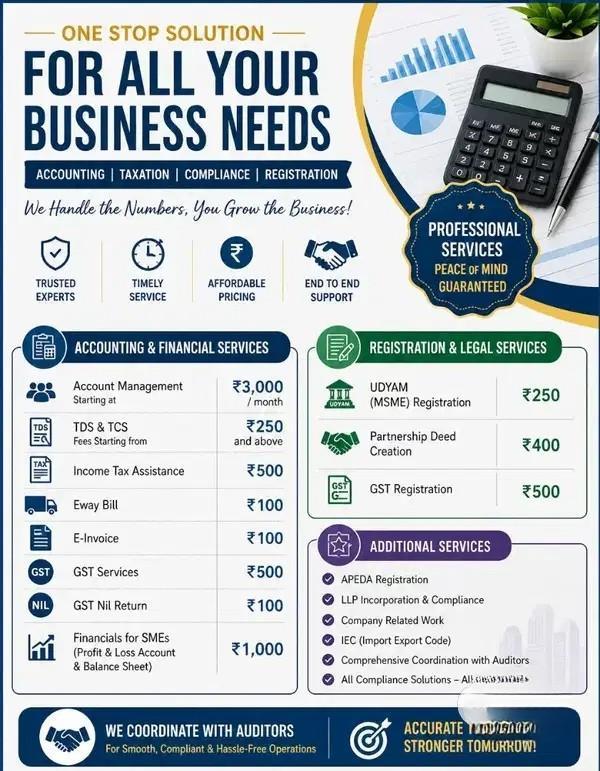 Accounting, GST, Taxation And Business Registration Services