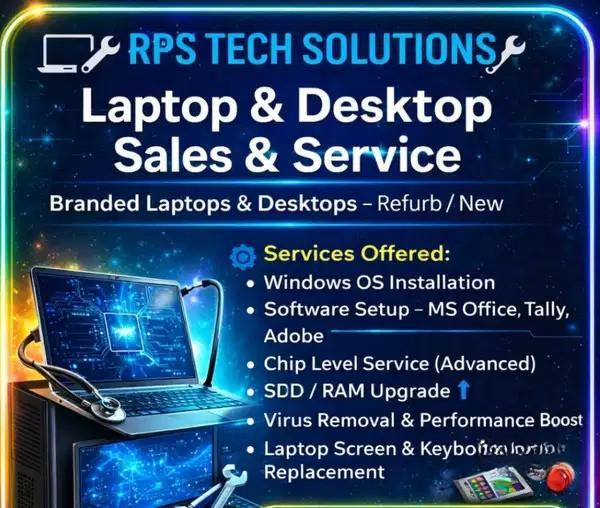 RPS Tech Solutions – Laptop & Desktop Sales and Service