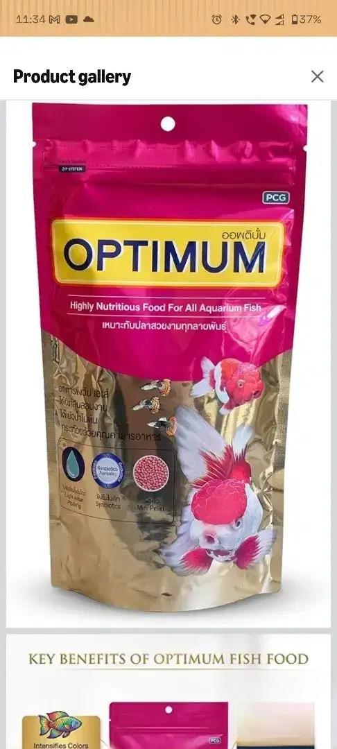 Optimum 200g Aquarium Fish Food for Healthy Fish – ₹140