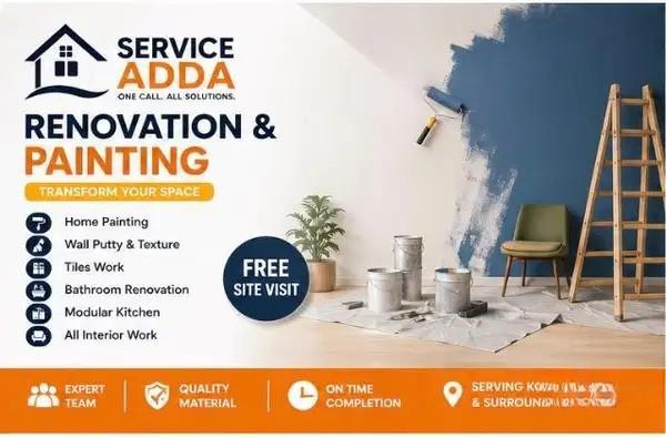 Service Adda – Renovation, Painting & Tiles Work in Kolkata