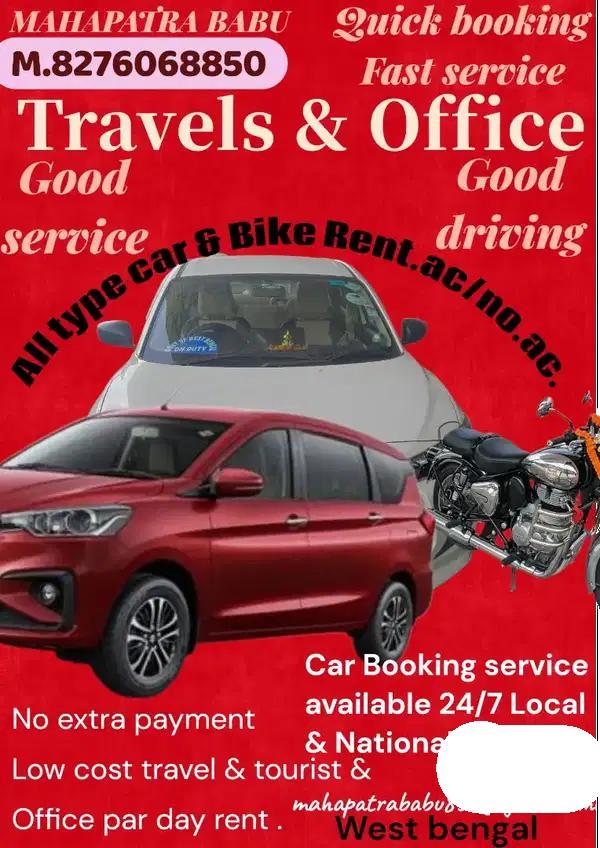 Car & Bike Rental Service for Local and National Trips