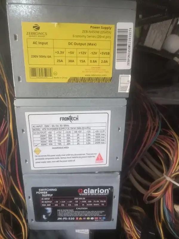 Zebronics/Frontech/Clarion 450W CPU SMPS for Sale – Tested Working