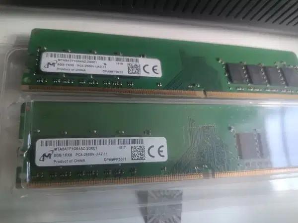 Crucial 8GB DDR4 Desktop RAM 2666MHz – Used RAM Available