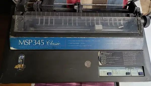 TVS 345 Classic Dot Matrix Printer for Sale