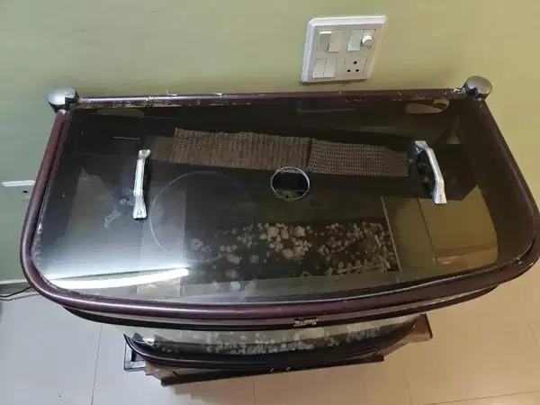 Big Glass Aquarium For Sale With Filter, Pump, Heater And Accessories