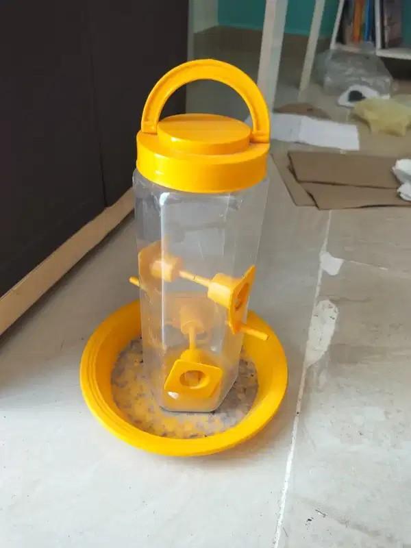 Birds Feeder Yellow Colour