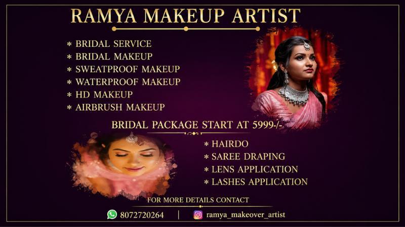 Ramya Makeup Artist Bridal Makeup Services