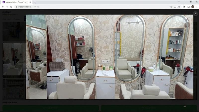 Luxury Salon: Furnished Salon Shop Available In Paschim Vihar Delhi