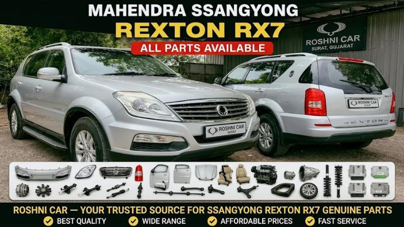 Roshni Old Car Spare Parts SsangYong Rexton RX7 2014 Parts Available