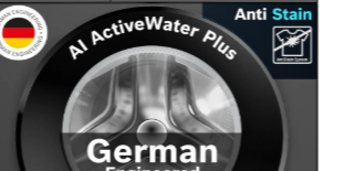 Bosch 9 Kg 5 Star Front Load Washing Machine with AI