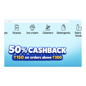Amazon Now Loot Flat 150 cashback on order values above 300 for Amazon Prime Users (Working Multiple times per User)