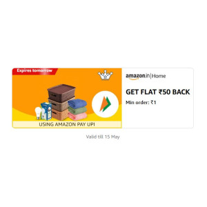 Amazon   Flat ₹50 Cashback On Home Products [No Min. Order]