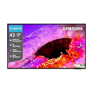 Samsung 43 inches Crystal UHD 4K Samsung Vision AI Smart TV UA43UE86AHULXL [Apply ₹4000 Coupon + ₹1500 Off With Federal Scapia CC]