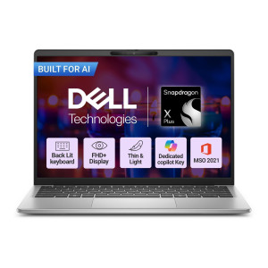 DELL 14 Snapdragon X Plus - (16 GB 512 GB SSD Windows 11 Home) OINS441100101RING10 Thin and Light Laptop (14 Inch, Titan Grey, 1.53 Kg, With MS Office) with 13000 Off on HDFC CC