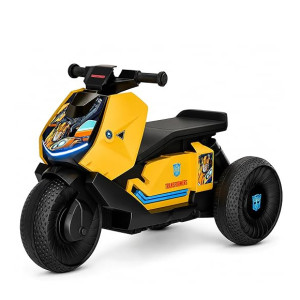Lifelong Transformers Kids Electric Bike Rechargeable 6V Battery Kids EV Ride On Built-in Music & LED Lights Foot Accelerator with Pedal BIS Certified EV Bike for 2–5 Years (LLEV999)