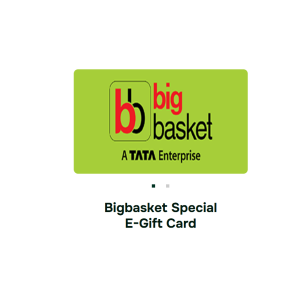 Woooho Deal Bigbasket Gift card at 25% Off