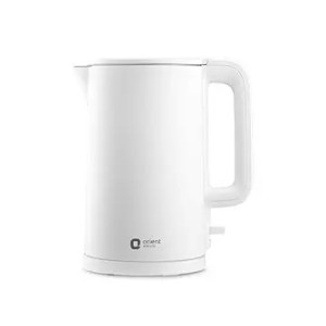 Orient Electric 1.5 L Kettle 1650 Watts Cool Touch Body Faster Heating Auto Cut Off Mechanism 360° Rotating Base White